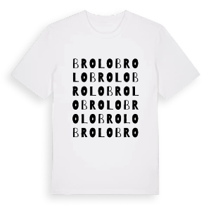 Brolo ordlek t-shirt – ekologisk bomull t-shirt från Pinshirt