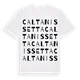 Caltanissetta ordlek t-shirt