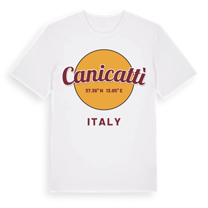 Canicattì cirkel t-shirt – ekologisk bomull t-shirt från Pinshirt