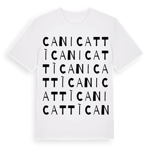 Canicattì ordlek t-shirt – ekologisk bomull t-shirt från Pinshirt