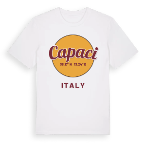 Capaci cirkel t-shirt – ekologisk bomull t-shirt från Pinshirt