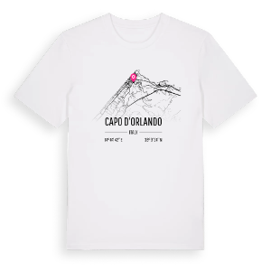 Capo d'Orlando karta t-shirt – ekologisk bomull t-shirt från Pinshirt