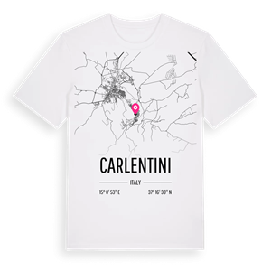Carlentini karta t-shirt – ekologisk bomull t-shirt från Pinshirt