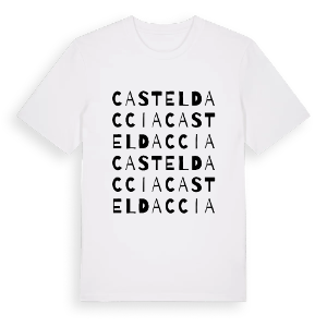 Casteldaccia ordlek t-shirt – ekologisk bomull t-shirt från Pinshirt