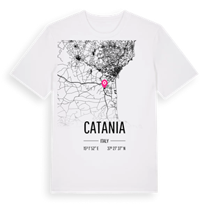 Catania karta t-shirt – ekologisk bomull t-shirt från Pinshirt