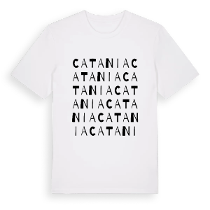 Catania ordlek t-shirt – ekologisk bomull t-shirt från Pinshirt