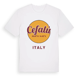 Cefalù cirkel t-shirt – ekologisk bomull t-shirt från Pinshirt