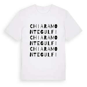 Chiaramonte Gulfi ordlek t-shirt – ekologisk bomull t-shirt från Pinshirt