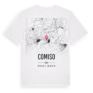 Comiso karta t-shirt – ekologisk bomull t-shirt från Pinshirt