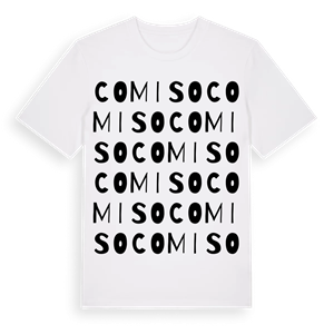 Comiso ordlek t-shirt – ekologisk bomull t-shirt från Pinshirt