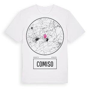 Comiso t-shirt – ekologisk bomull t-shirt från Pinshirt