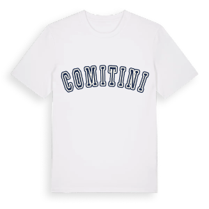 Comitini college t-shirt – ekologisk bomull t-shirt från Pinshirt
