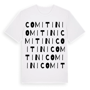 Comitini ordlek t-shirt – ekologisk bomull t-shirt från Pinshirt