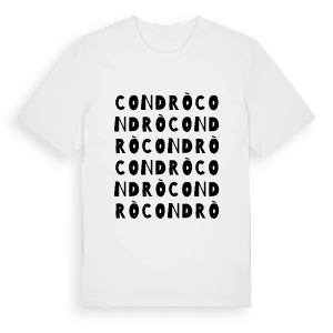 Condrò ordlek t-shirt – ekologisk bomull t-shirt från Pinshirt