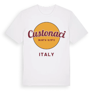 Custonaci cirkel t-shirt – ekologisk bomull t-shirt från Pinshirt