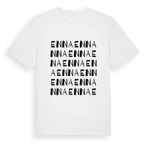 Enna ordlek t-shirt – ekologisk bomull t-shirt från Pinshirt