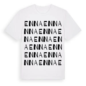 Enna ordlek t-shirt – ekologisk bomull t-shirt från Pinshirt