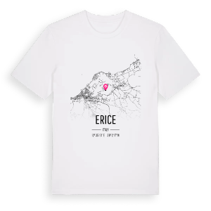 Erice karta t-shirt – ekologisk bomull t-shirt från Pinshirt
