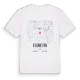 Floresta karta t-shirt