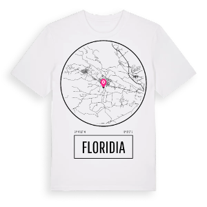 Floridia t-shirt – ekologisk bomull t-shirt från Pinshirt