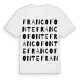 Francofonte ordlek t-shirt