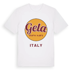 Gela cirkel t-shirt – ekologisk bomull t-shirt från Pinshirt