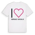 Jag älskar Geraci Siculo t-shirt stort tryck
