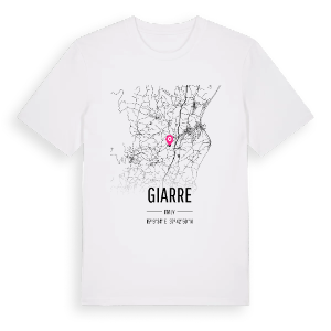 Giarre karta t-shirt – ekologisk bomull t-shirt från Pinshirt