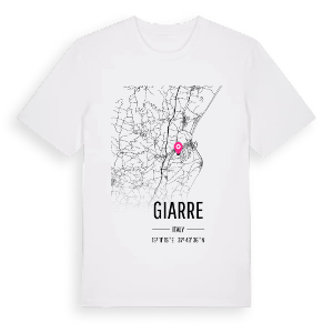 Giarre karta t-shirt – ekologisk bomull t-shirt från Pinshirt
