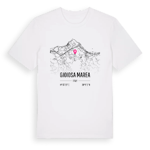 Gioiosa Marea karta t-shirt – ekologisk bomull t-shirt från Pinshirt