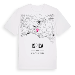 Ispica karta t-shirt – ekologisk bomull t-shirt från Pinshirt
