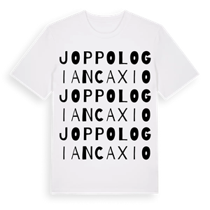 Joppolo Giancaxio ordlek t-shirt – ekologisk bomull t-shirt från Pinshirt