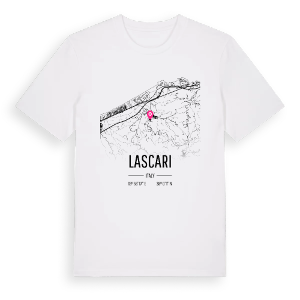 Lascari karta t-shirt – ekologisk bomull t-shirt från Pinshirt