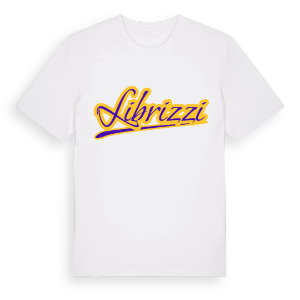 Librizzi baseball t-shirt – ekologisk bomull t-shirt från Pinshirt