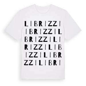 Librizzi ordlek t-shirt – ekologisk bomull t-shirt från Pinshirt