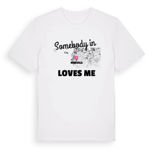 Någon i Marsala älskar mig t-shirt – ekologisk bomull t-shirt från Pinshirt