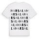 Marsala ordlek t-shirt