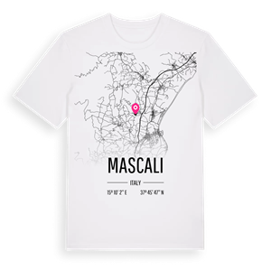 Mascali karta t-shirt – ekologisk bomull t-shirt från Pinshirt