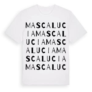 Mascalucia ordlek t-shirt – ekologisk bomull t-shirt från Pinshirt