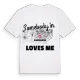 Någon i Mascalucia älskar mig t-shirt