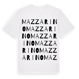 Mazzarino ordlek t-shirt – ekologisk bomull t-shirt från Pinshirt