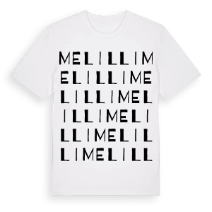 Melilli ordlek t-shirt – ekologisk bomull t-shirt från Pinshirt