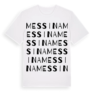 Messina ordlek t-shirt – ekologisk bomull t-shirt från Pinshirt