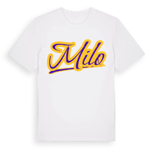 Milo baseball t-shirt – ekologisk bomull t-shirt från Pinshirt
