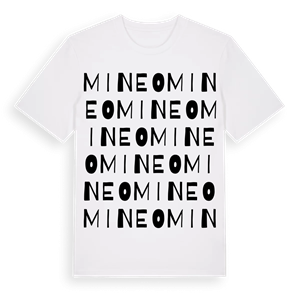 Mineo ordlek t-shirt – ekologisk bomull t-shirt från Pinshirt