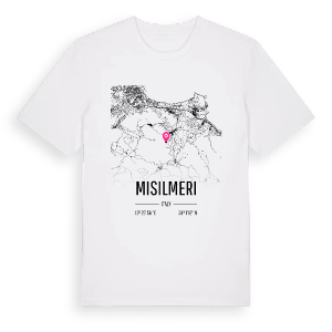 Misilmeri karta t-shirt – ekologisk bomull t-shirt från Pinshirt