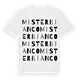 Misterbianco ordlek t-shirt
