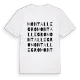 Montallegro ordlek t-shirt