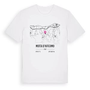 Motta d'Affermo karta t-shirt – ekologisk bomull t-shirt från Pinshirt