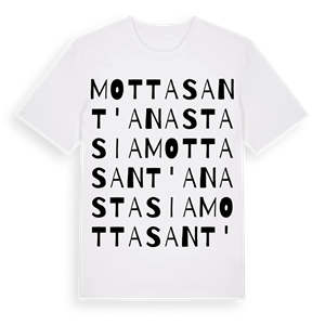 Motta Sant'Anastasia ordlek t-shirt – ekologisk bomull t-shirt från Pinshirt